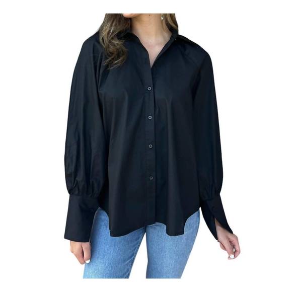 NEW DELUC racey shirt in black - Picture 1 of 4